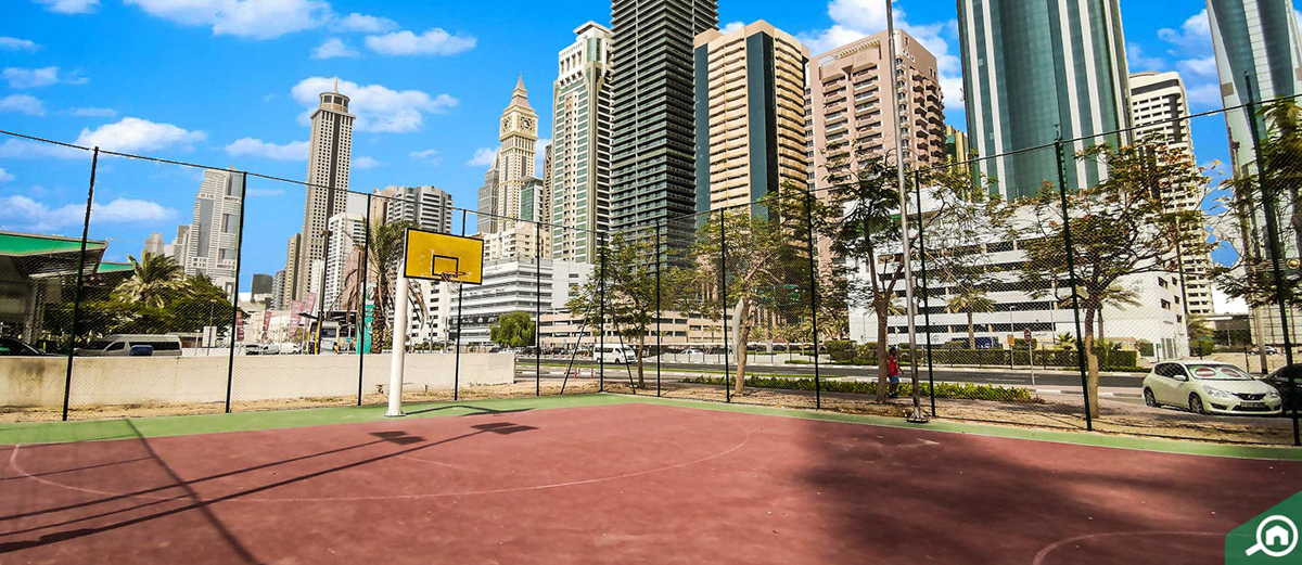 Customized Basketball Court Setup